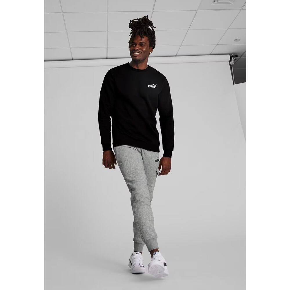 PUMA Essentials Men's Size XS Black Sweatshirt - Picture 3 of 8